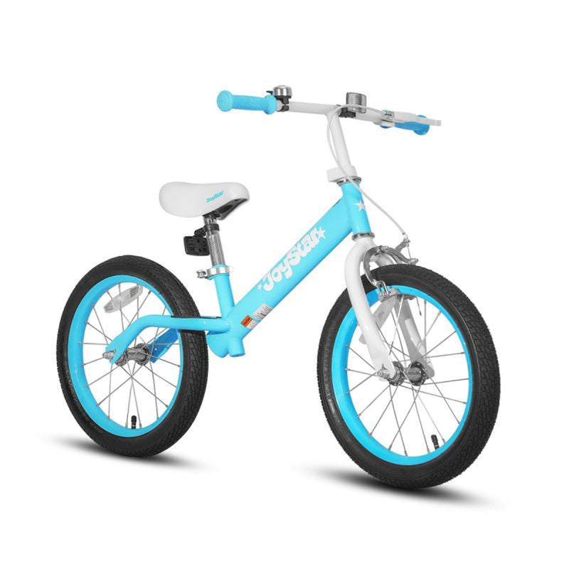 Joystar Striker 16 Inch Kids Pedal-less Balance Bike for 5 to 8 Year Olds, Blue