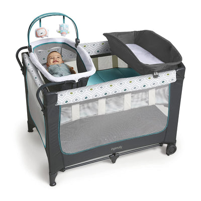 Ingenuity Smart and Simple Packable Portable Playard Pen w/ Changing Table, Nash