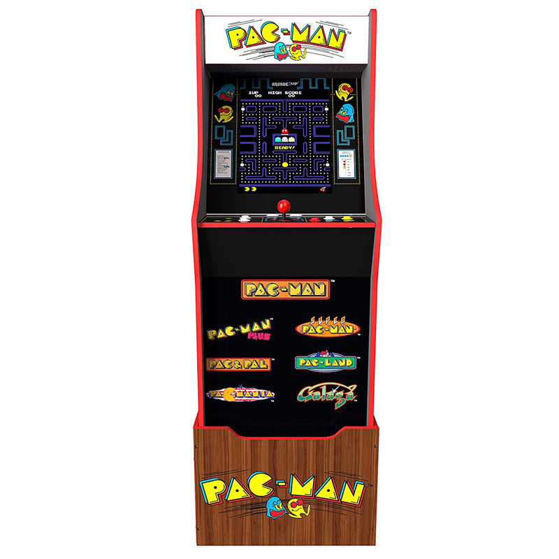 Arcade1Up Pac Man 40th Anniversary 7 in 1 Arcade Video Game Cabinet Machine