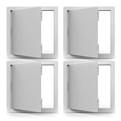 Acudor PA-3000 14x29" Plastic Access Panel Flush to Wall Service Door (4 Pack)