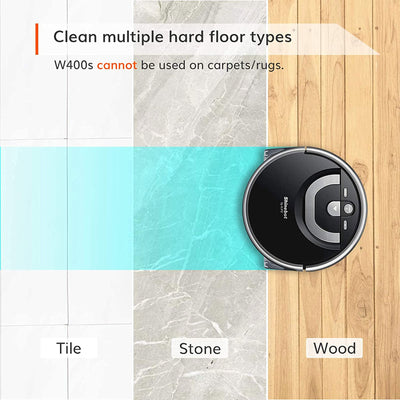 ILIFE W400s ShineRobot Floor Mopping Scrubbing Robot for Hard Floors (Used)