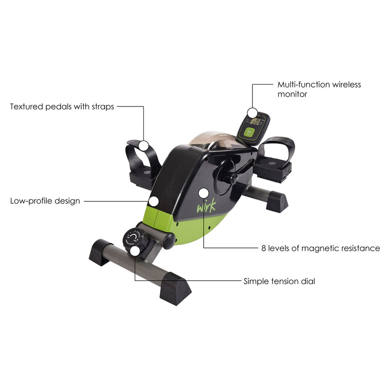 Stamina Products 85-1200 Wirk Under Desk Office Exercise Bike w/ Digital Monitor