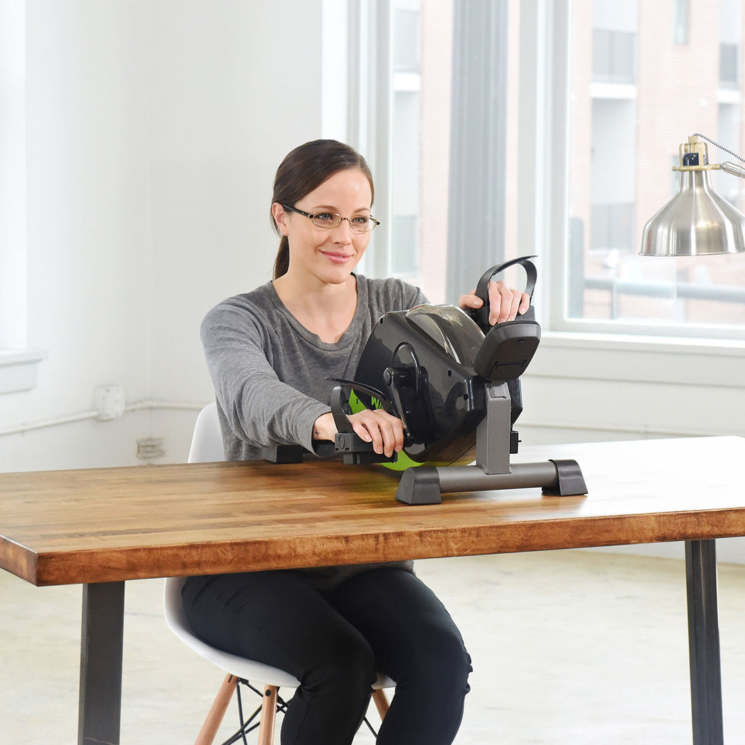 Stamina Products 85-1200 Wirk Under Desk Office Exercise Bike w/ Digital Monitor - VMInnovations