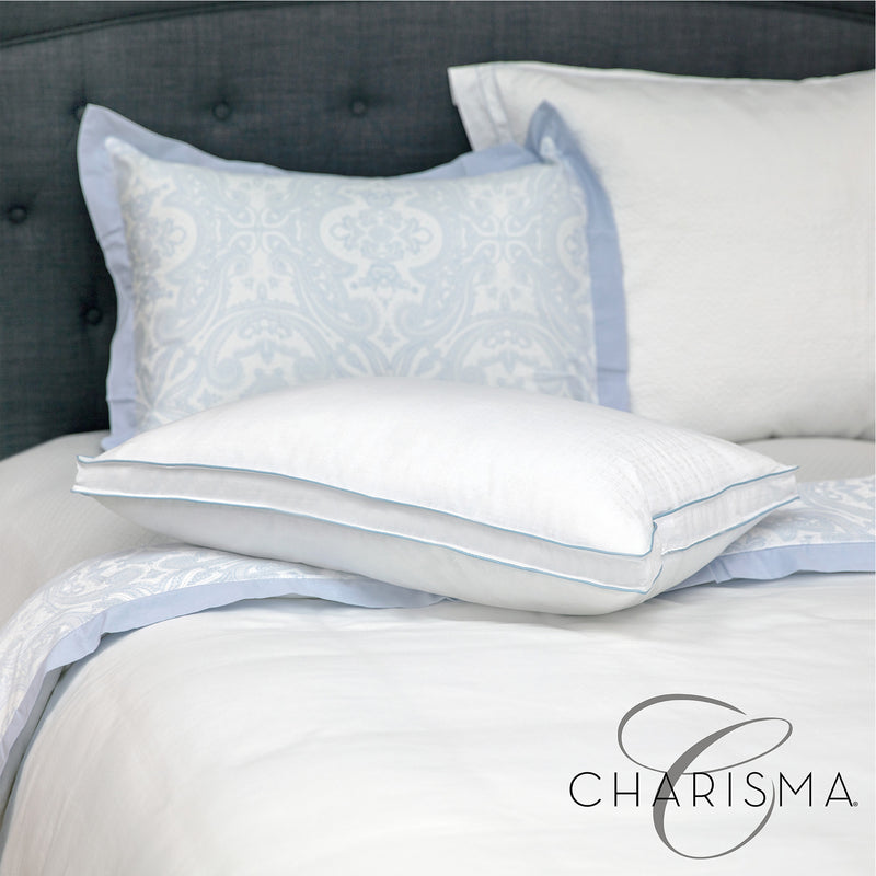 Charisma Hybrid Gel Infused Memory Foam Cluster and Fiber Bed Pillow, 1 Count