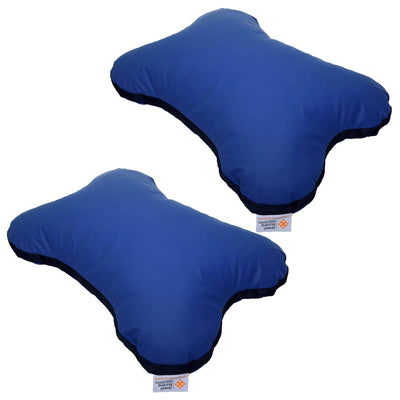 Bedsore Rescue All Purpose Hypoallergenic Contoured Bolster Bed Pillow, (2 Pack)