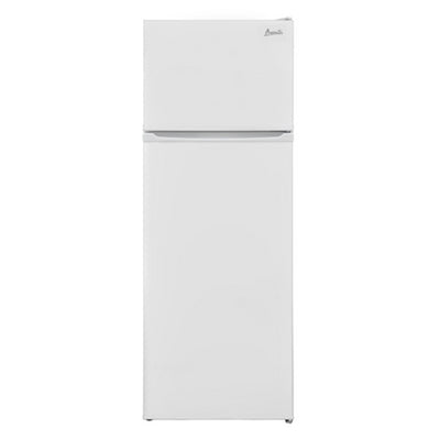 Avanti RA75V0W 7.4 Cu Ft Apartment Size Compact Refrigerator/Freezer, White