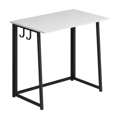 4NM 31.5 Inch Modern Simple Computer Office Study Writing Table Desk, All Black