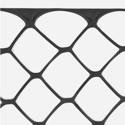 Tenax HDPE Plastic Commercial Mesh Sentry HD Roadwork Fencing, 4x50 Feet, Black