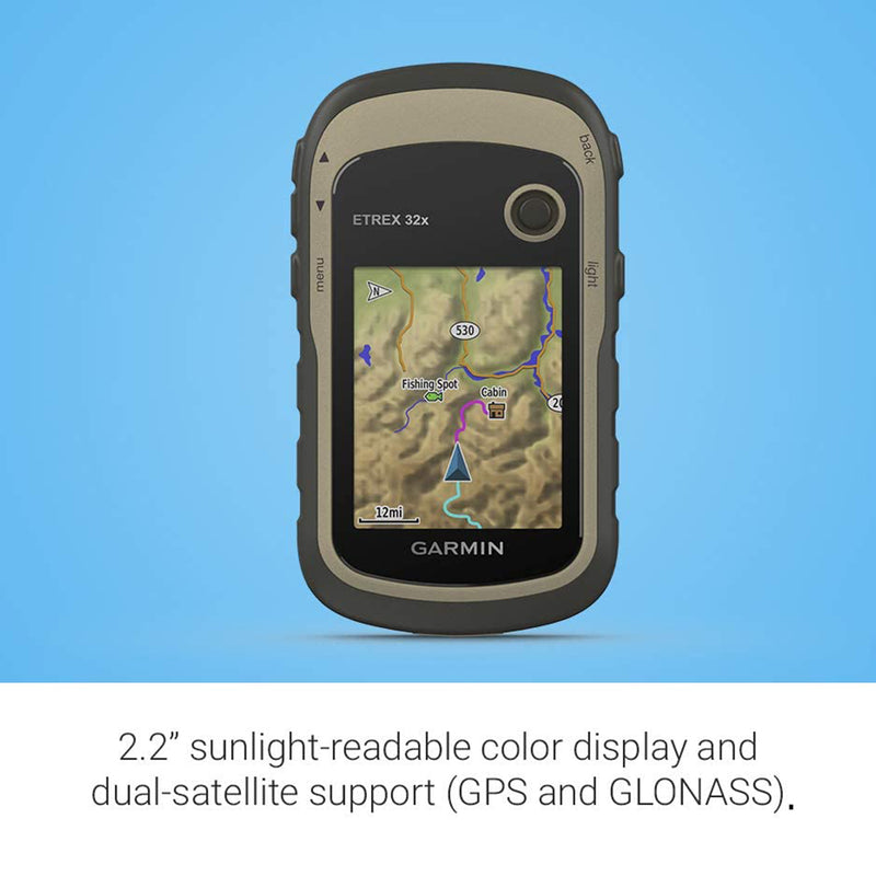 Garmin eTrex 32x Rugged Handheld GPS Navigator w/ Compass & Barometric Altimeter