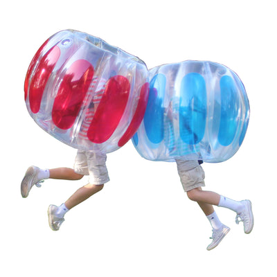 Sportspower Inflatable Thunder Bubble Soccer with Grip Handles for Kids, 2 Pack