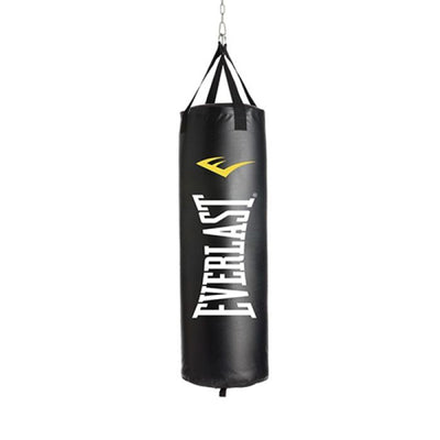 Everlast Nevatear 80 Pound Gym Kick Boxing Punching Training Heavy Bag, Black
