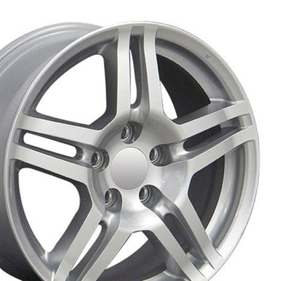 OE Wheels AC04 17 x 8 Inch Silver Wheel Rim for Acura ILX, Honda Accord & Civic