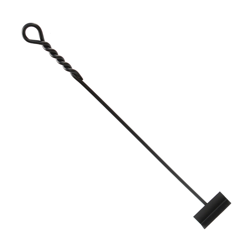 Minuteman International Rope Handle 28 Inch Single FIreplace Hoe Tool, Black