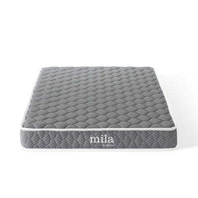 Modway Mila 6 Inch Thick Dual Layer Responsive Firm Memory Foam Mattress, Twin