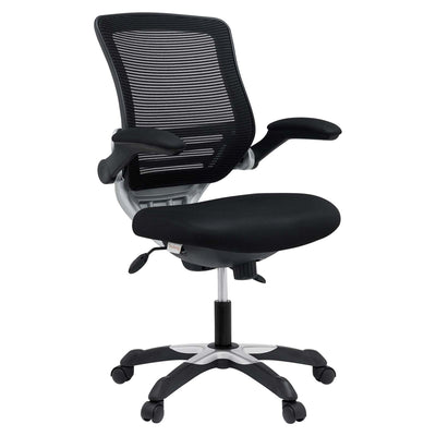 Modway Edge Vinyl Office Chair, Adjustable from 18.5 to 22 Inches High (Used)