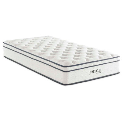 Modway Jenna 14 Inch Polyester Quilted Pillow Top Innerspring Mattress, Full