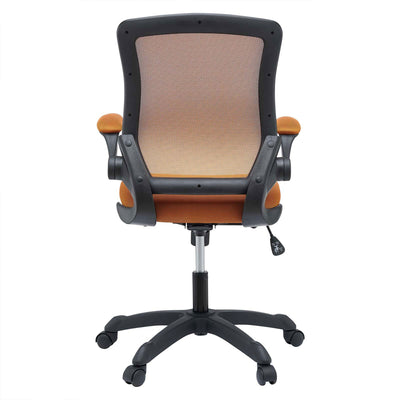 Modway Veer Mesh Fabric Office Chair, Adjustable from 17.5 to 21.5 Inches, Tan