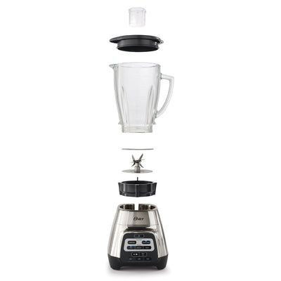 Oster Master Series 800 Watt 6 Cup Blender with Glass Jar and Blend-N-Go Cup
