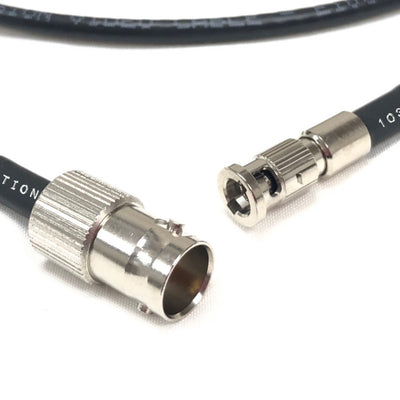 Custom Cable Connection 1 Foot BNC to Micro BNC Female Ended Video Adapter Cable