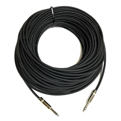 Custom Cable Connection 75 Foot 0.25 to 0.25 In TRS Audio Balanced Cable w/REAN