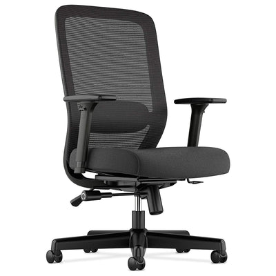 Mesh High Back Task Chair with Lumbar Support and Seat Glide, Black (For Parts)