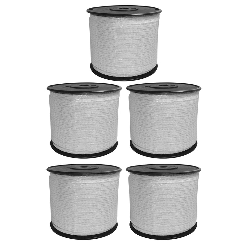Field Guardian 1/2in Width Conductive Polytape, White, 1312 Foot Spool (5 Pack)
