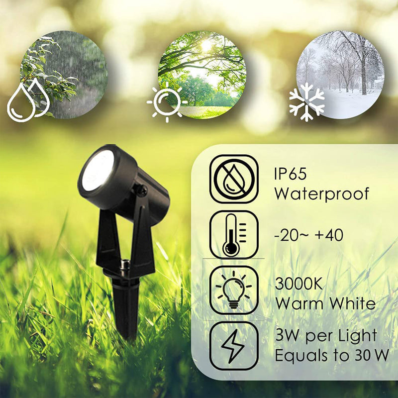 Banord 30W Low Voltage Outdoor LED Landscaping Spotlights (10 Pk) (Open Box)