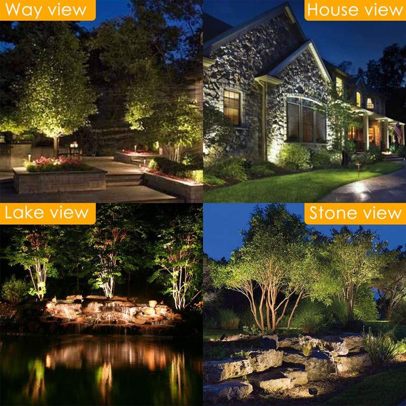 Banord 30W Low Voltage LED Landscaping Spotlights, 2500 Lumens(10 Pk)(For Parts)