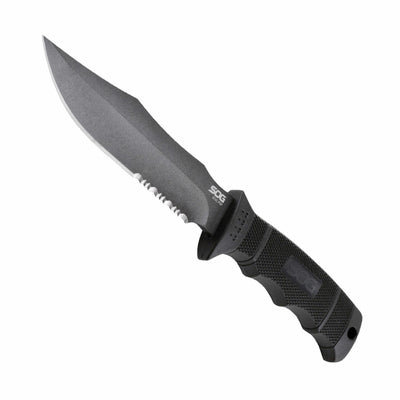 SOG Seal Pup 4.75 Inch Survival Tactical Knife with Nylon Sheath, Powder Coated