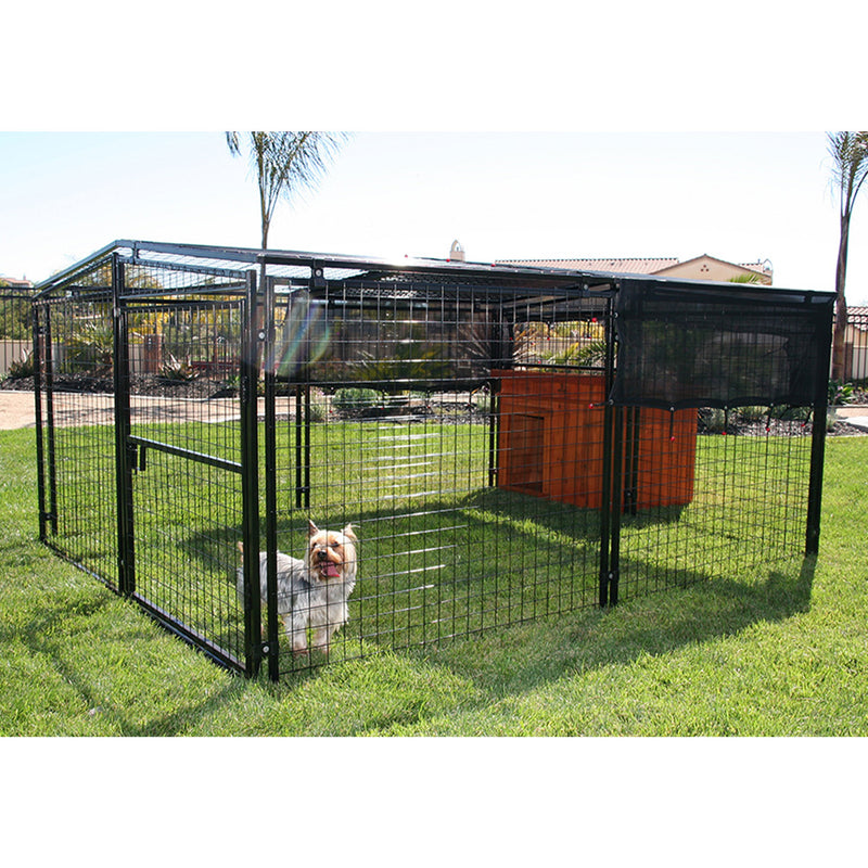 Rugged Ranch Products 7 x 8 Foot Universal Walk In Pen with Double Latch Entry
