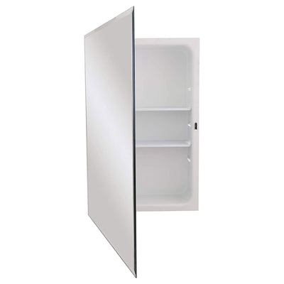 Jensen 16 x 26 In Horizon Recess Mount Beveled Bathroom Medicine Cabinet Mirror