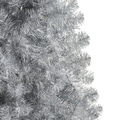 Treetopia Silver Bells 6 Foot Artificial Prelit Slim Christmas Tree w/Stand