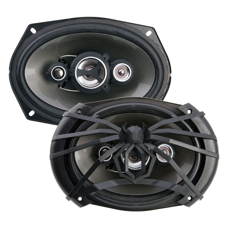 SoundStream AF.694 Arachnid Full Range 6x9in 4 Way 500 Watt Speakers (Open Box)