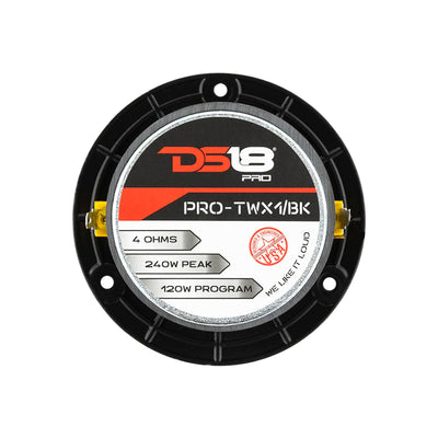 DS18 PRO-X8.4BMPK Mid and High Range Car Door Loudspeaker and Tweeter Package