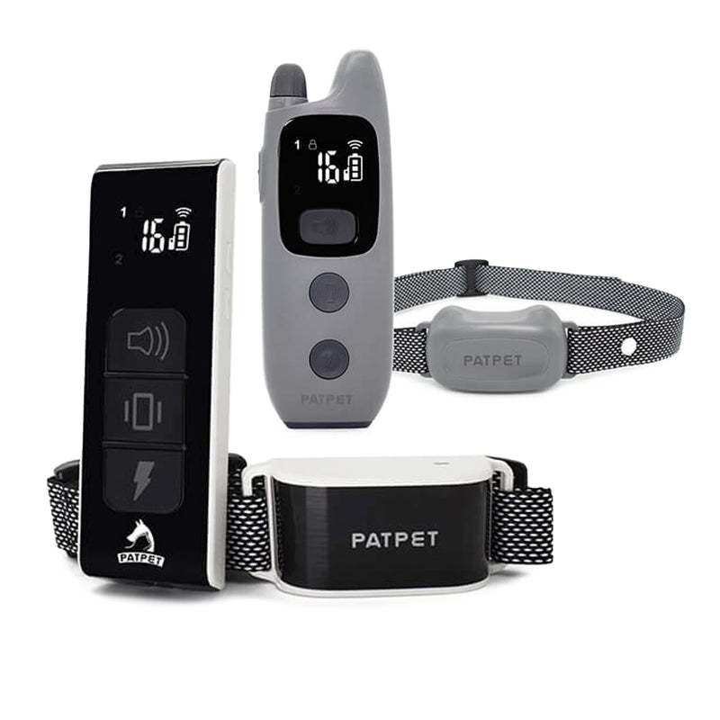 PATPET 690A & 682A Rechargeable Waterproof Dog Training Shock Collars, 130lb Max