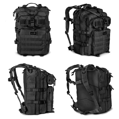 Tacticon Armament 24 Battle Pack 1 to 3 Day Tactical Backpack Tavel Bag, Black