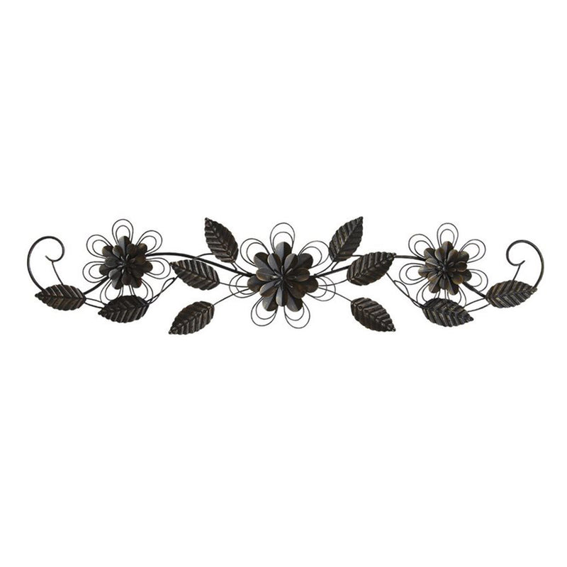 Stratton Home Decor Enchanting Over The Door Traditional Metal Wall Art, Black