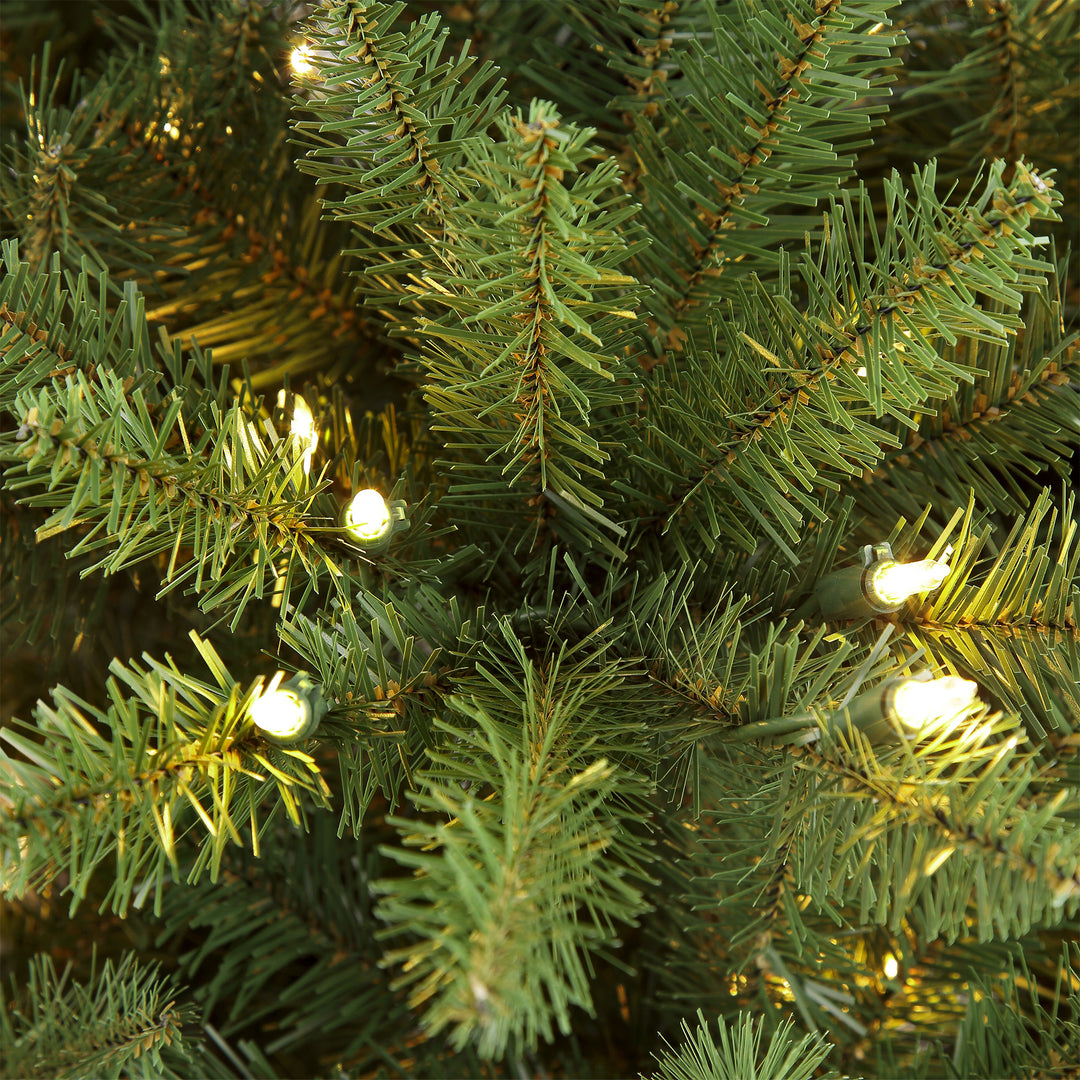 Puleo Fraser Fir 6.5 Foot Clear Prelit Artificial Christmas Tree (Used)