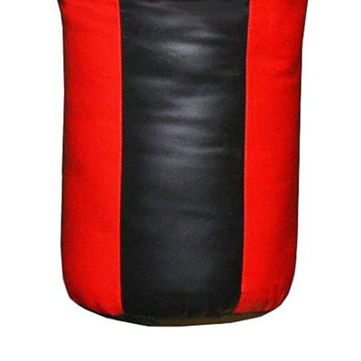 PROLAST 65 Pound Boxing Filled Hanging Punching Bag for Uppercut, Black & Red