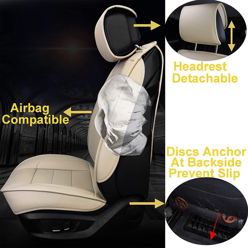 Inch Empire Full Set Universal Fit Seat Covers for Most Sedan SUVs (Open Box)