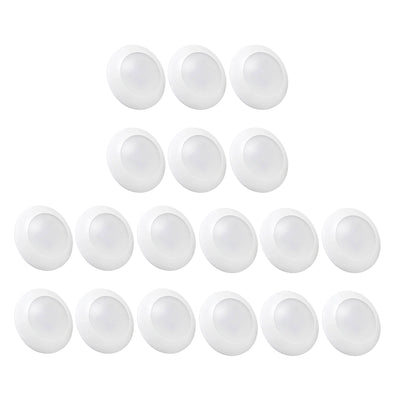 Banord 5CCT Recessed Lighting, 6 In Flush Mount Dimmable Ceiling Light, 18 Pack