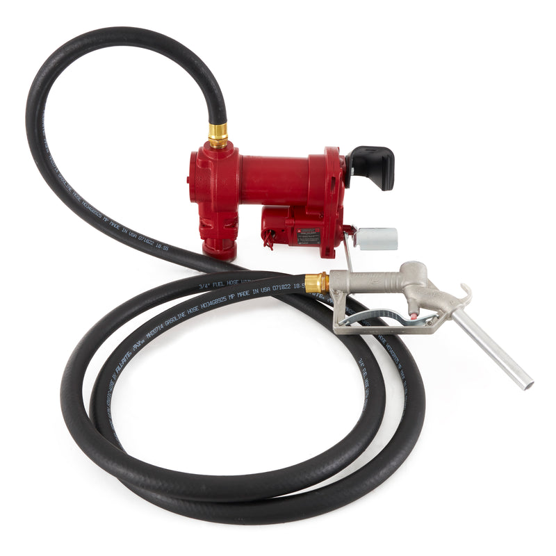 Fill-Rite FR610H Cast Iron 115V AC Fuel Transfer Pump, Manual Nozzle, 15 GPM