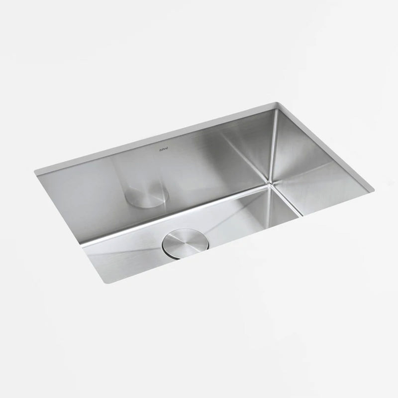 Zuhne 16 Gauge Stainless Steel 28 Inch Modena Bowl Undermount Kitchen Sink Set