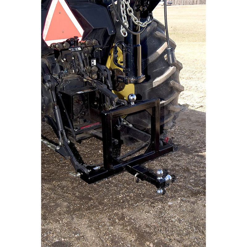 Field Tuff FTF-02TQH Rugged Square Framed 3 Point 2 In Category 1 Tractor Hitch