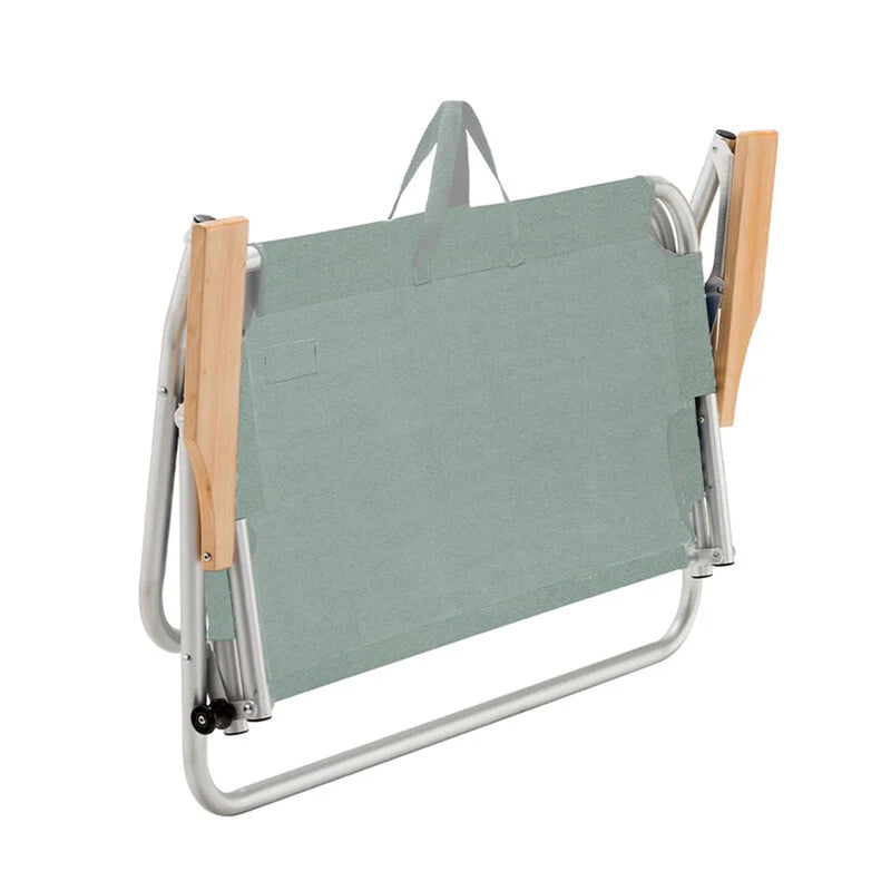 Living Collection Polyester Foldable Bench for Patio & Garden, Green (Open Box)