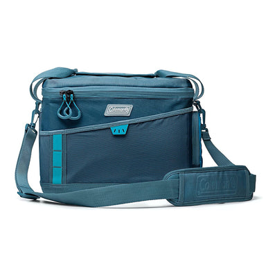 Coleman Sportflex 30 Leakproof Padded Soft Sided Can Soft Cooler Tote Bag, Blue