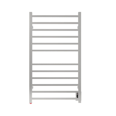 Amba RSWHL-P Radiant 12 Bar Large Hardwired Square Heated Towel Warmer, Polished - VMInnovations