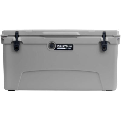 Driftsun Heavy Duty Portable 110 Quart Insulated Hard Ice Chest Cooler, Grey