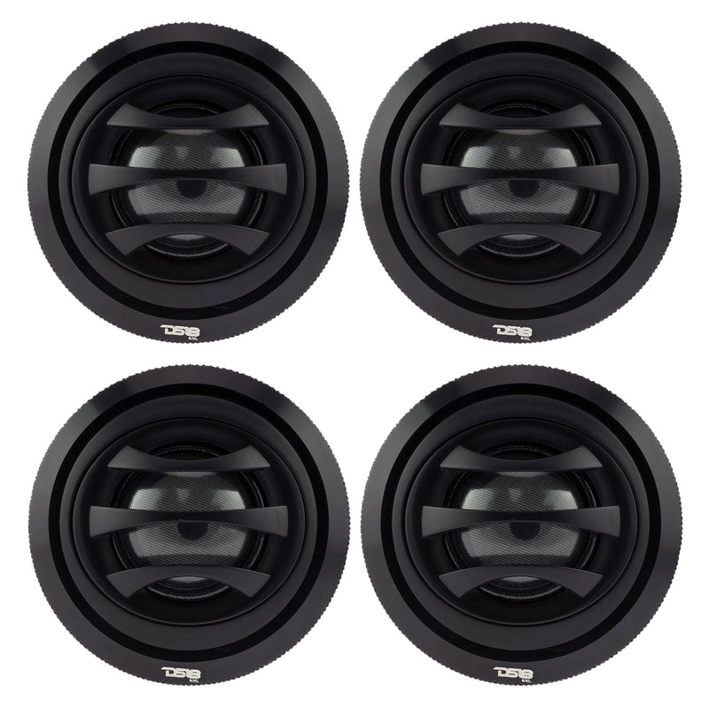 DS18 DS18-EXL-TW2.5 2.5" 100W 4 Ohm Silk Dome Tweeter w/1" Voice Coil (4 Pack)