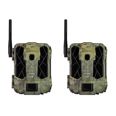 Spypoint 12MP NoGlow 4G LTE Cellular Video Hunting Game Trail Camera (2 Pack)